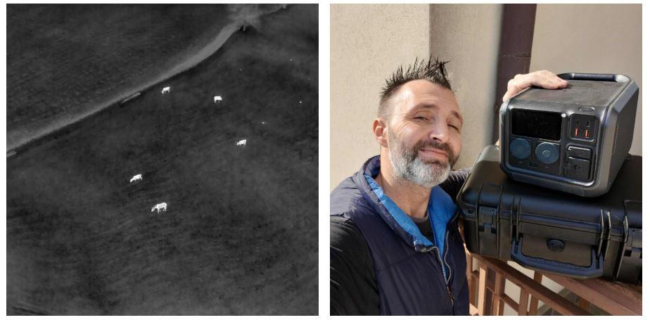 Cani e gatti scomparsi, Roberto Padova li cerca con il drone