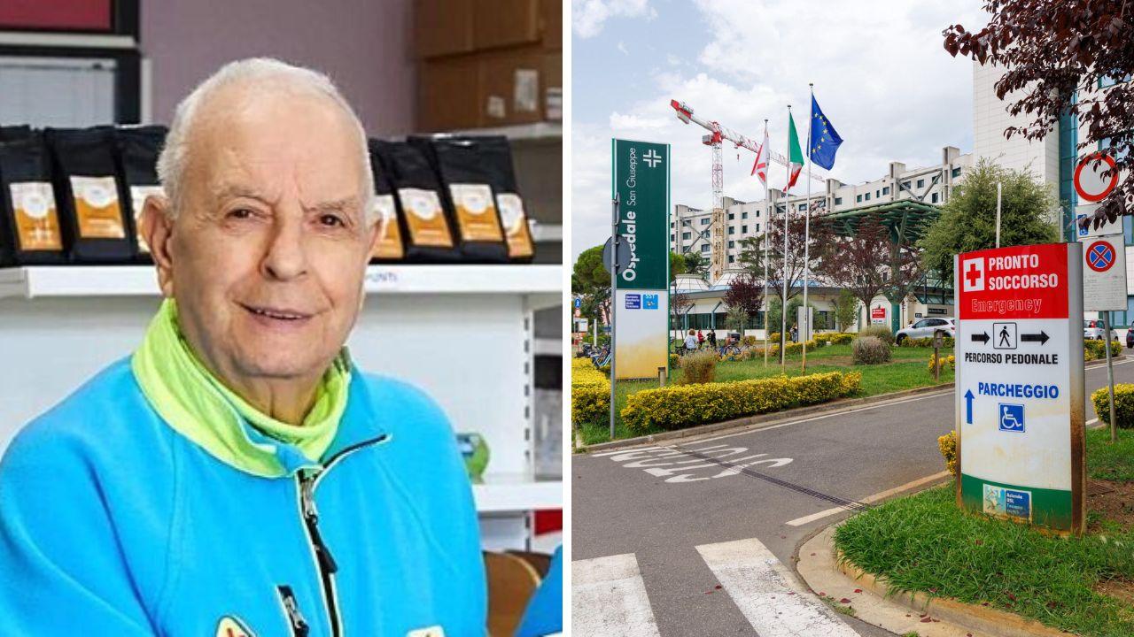 Antonio Turrisi è ricoverato in prognosi riservata all'ospedale di Empoli