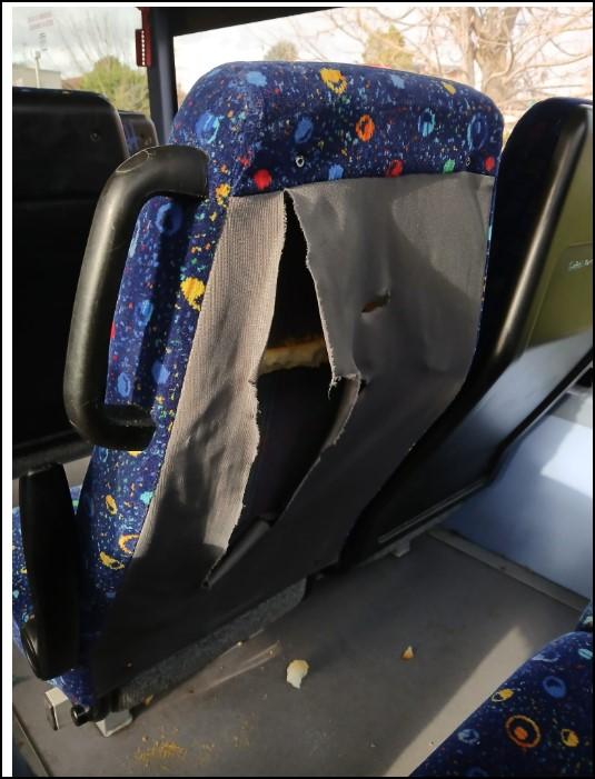 Vandali danneggiano il bus che trasporta gli studenti
