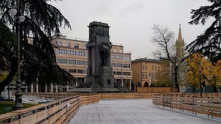 La pista è quasi ultimata al Parco del Popolo