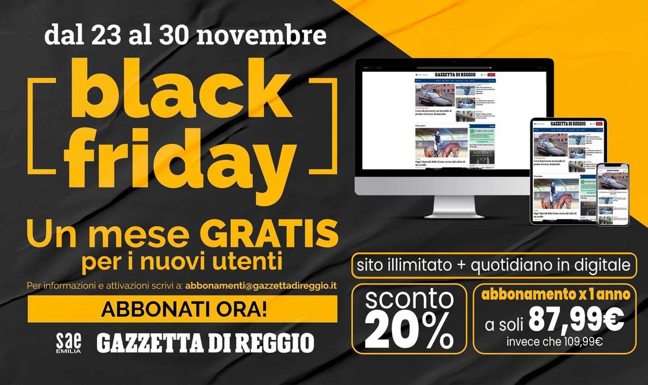 Il Black Friday della Gazzetta: un mese gratis per i nuovi abbonati e uno sconto del 20%