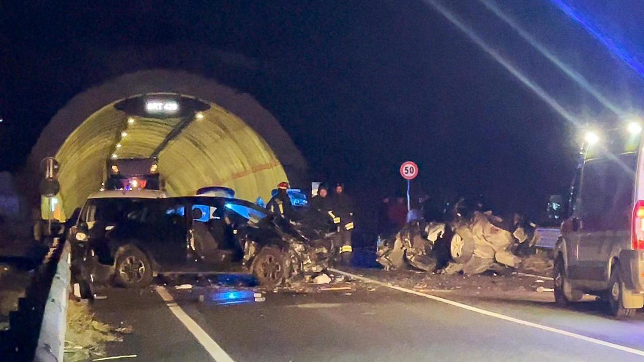 L'incidente (foto Nucci)