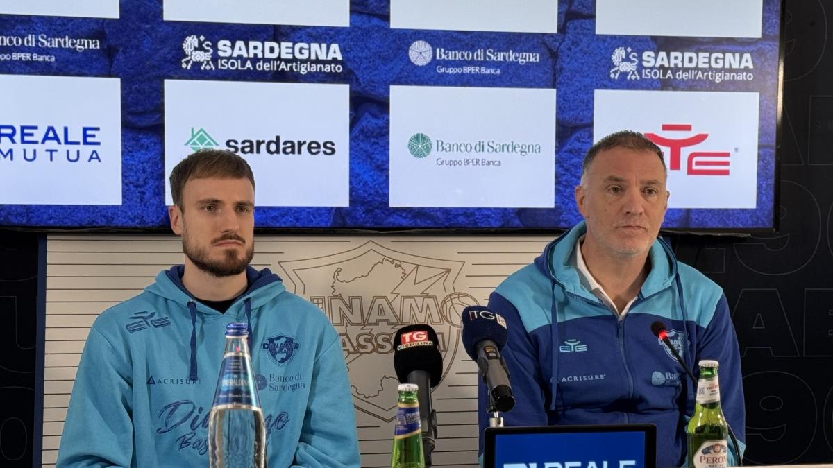 <strong>Laurynas Beliauskas</strong> e coach <strong>Veljko Mrsic</strong>