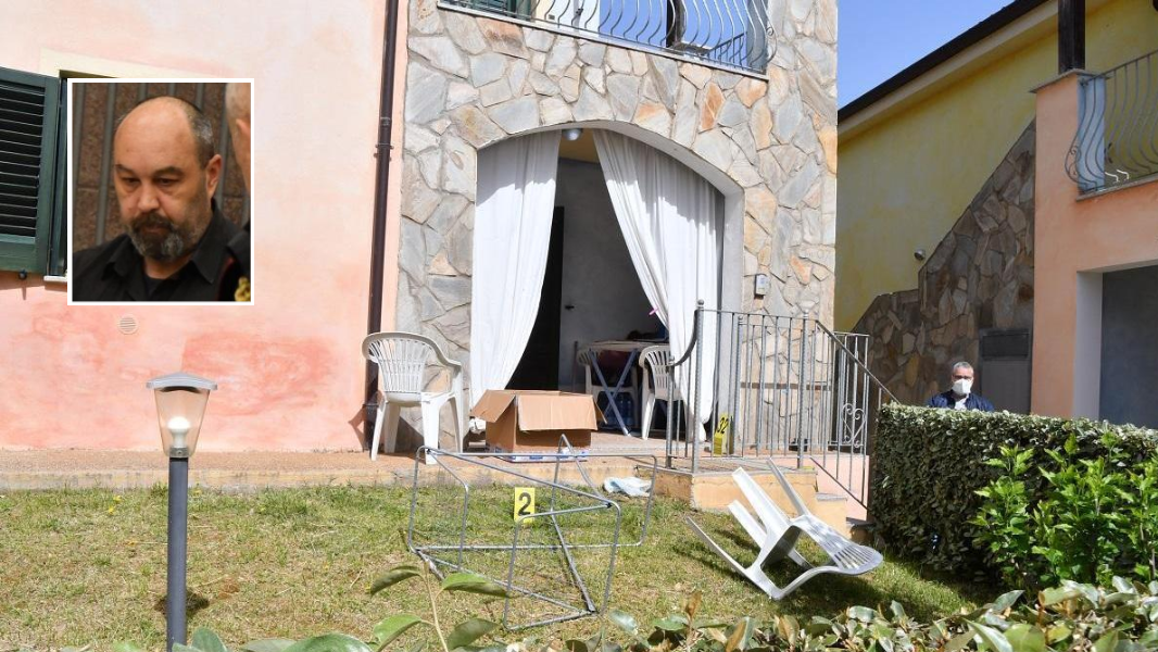 
	La casa dell'omicidio e nel riquadro Alberto Picci

