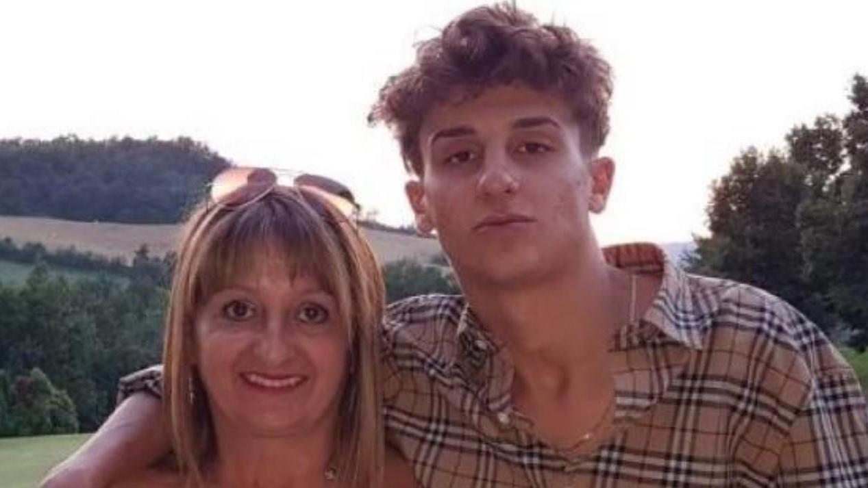 Alessandro Venturelli con mamma Roberta