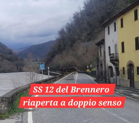 Media Valle, la Statale del Brennero torna a doppio senso