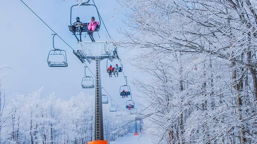 Lo skilift della Doganaccia (foto Nucci)