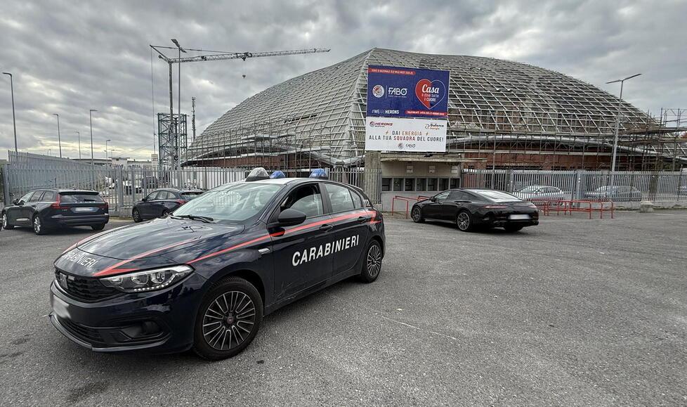 
	Il sopralluogo dei carabinieri una settimana fa (foto Nucci)

