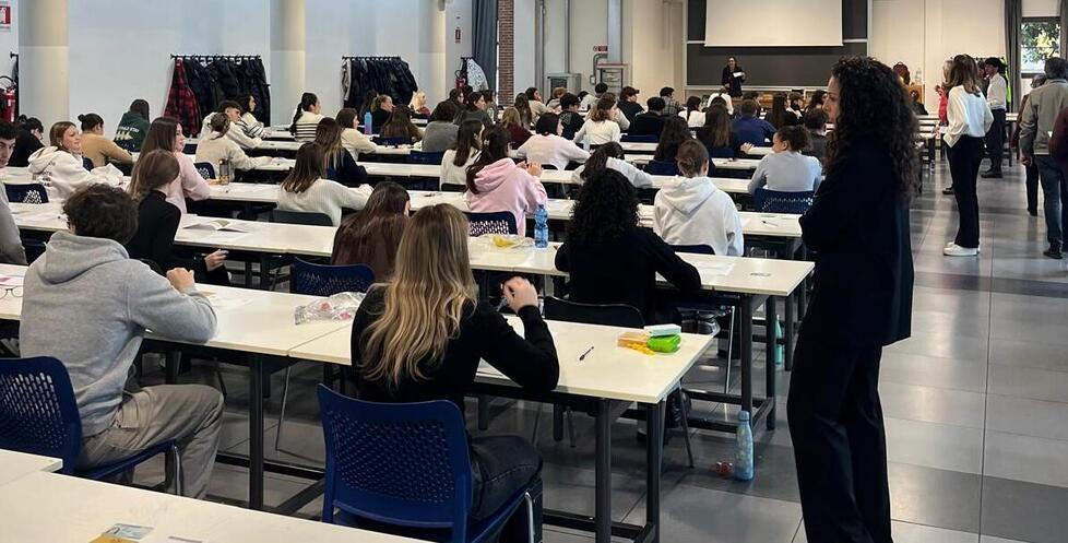 
	Medicina: una della aule allestite per il test

