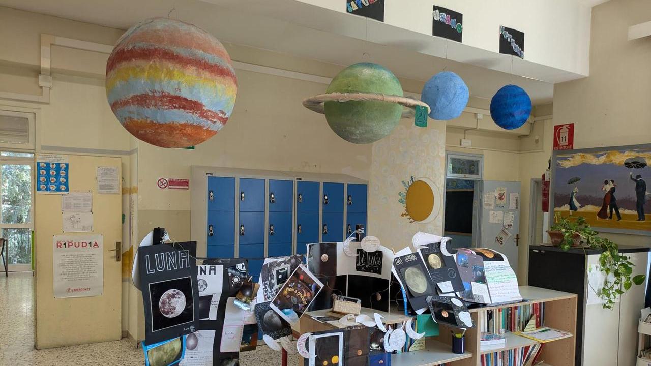 Gli astronauti della Stazione spaziale internazionale in collegamento con gli studenti di una scuola di Livorno