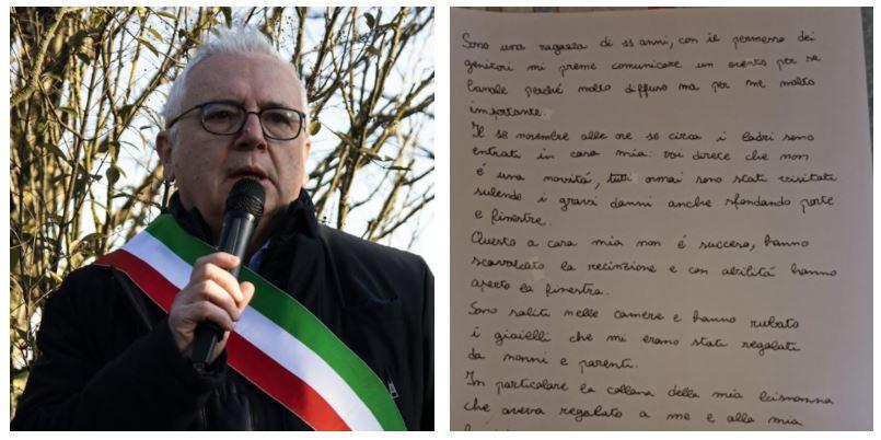 Il sindaco risponde alla lettera della bimba derubata: «Sicurezza, lo Stato non fa abbastanza»