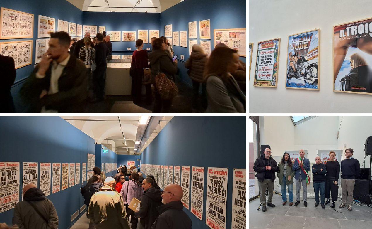 Vernacoliere: inaugurata la grande mostra per salvare il giornale satirico di Livorno