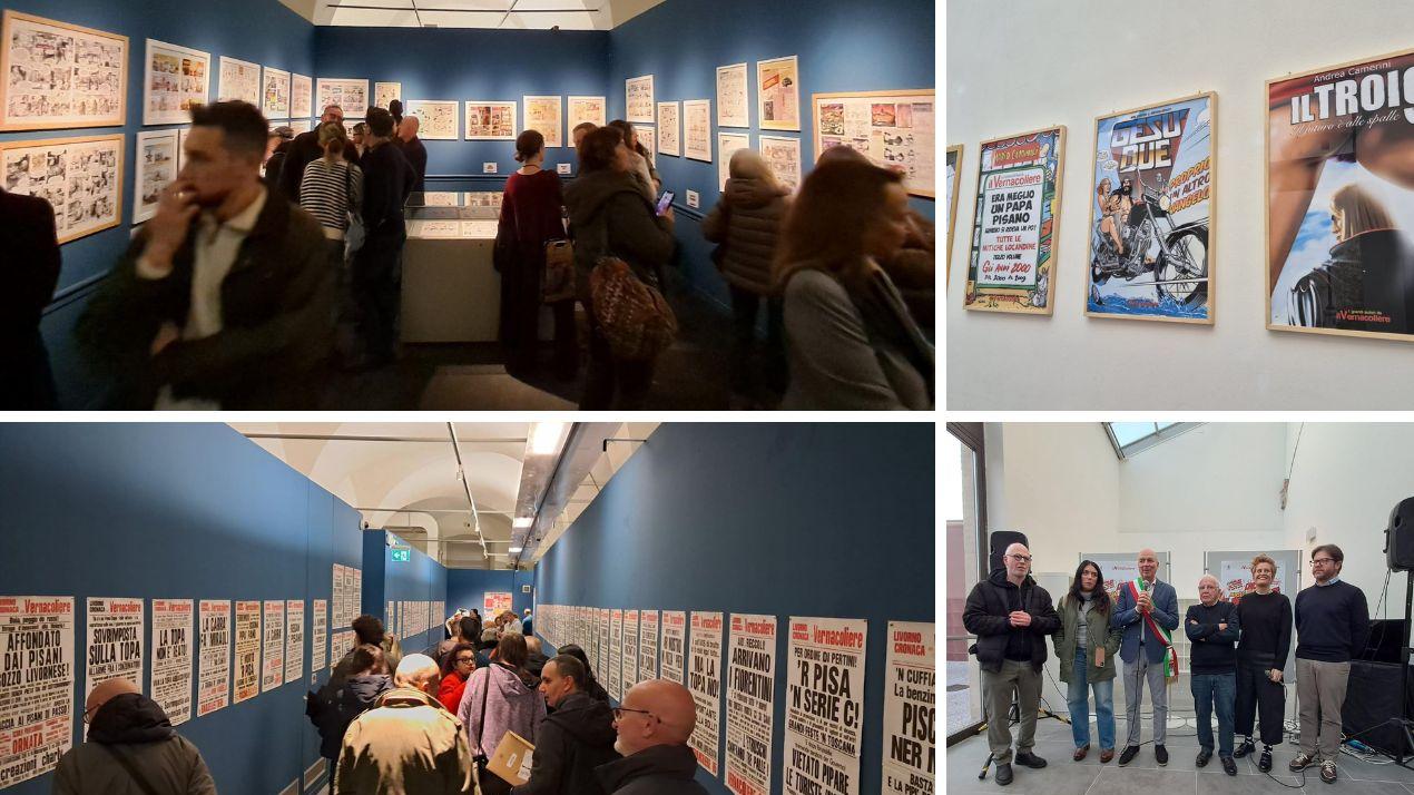 Vernacoliere: inaugurata la grande mostra per salvare il giornale satirico di Livorno