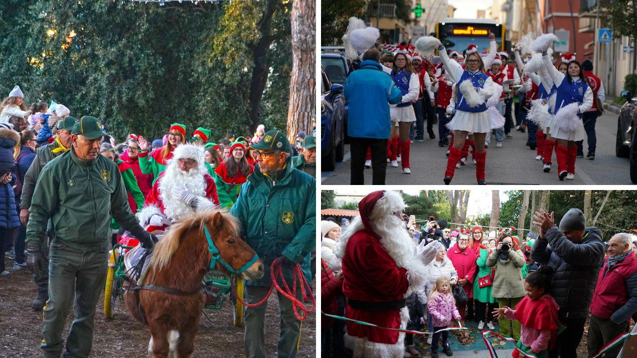 Inaugurato il Villaggio di Natale della Proloco a Villa Fabbricotti (fotoservizio Stick)