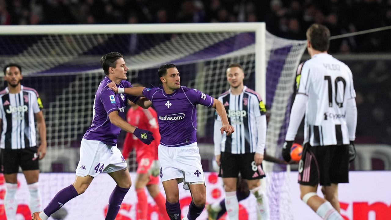 L'esultanza dopo il gol del pari