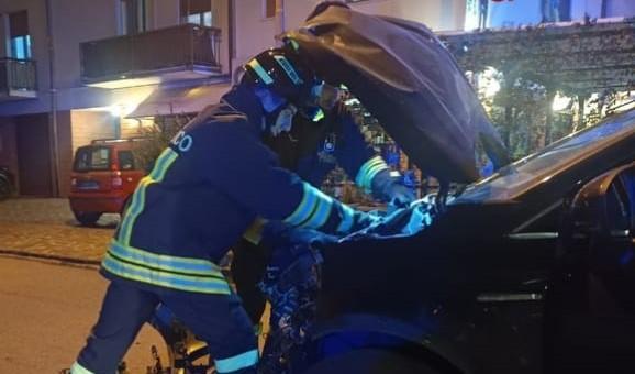 
	L'intervento dei vigili del fuoco

