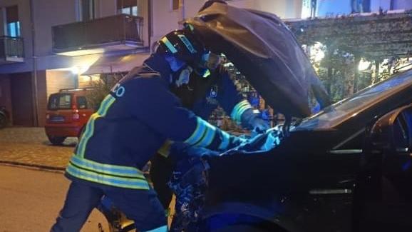 L'intervento dei vigili del fuoco