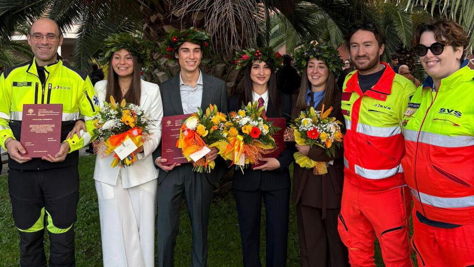 Livorno, quattro volontari Svs laureati col massimo dei voti