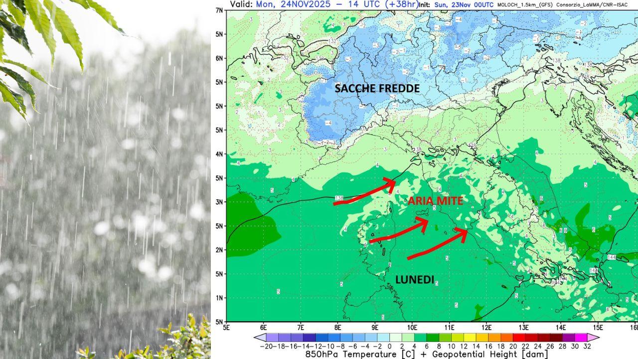 
	La mappa del Centro Meteo Toscana

