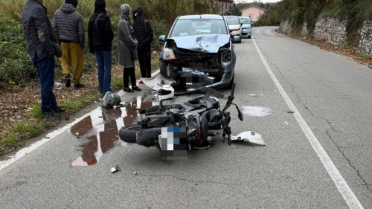 
	L'incidente (foto Luca Sforzi)

