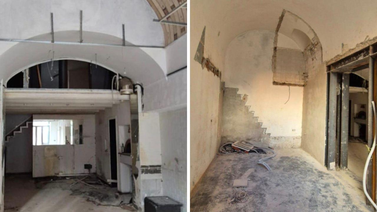 Il cantiere dei fondi dove sarà aperto All’Antico Vinaio