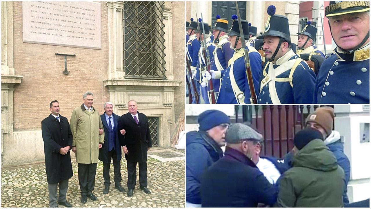 Ecco la lapide discussa sulla facciata del Palazzo Ducale in ricordo dei duchi e del Regno