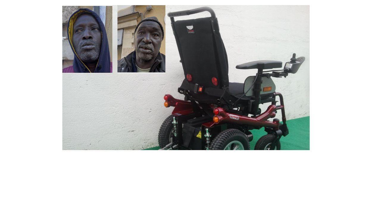 L’appello della comunità senegalese ai sassaresi: «Il nostro amico non cammina, troviamo una carrozzina»