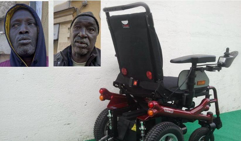 L’appello della comunità senegalese ai sassaresi: «Il nostro amico non cammina, troviamo una carrozzina»