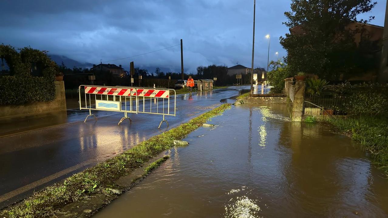 Allagamenti a Pistoia (foto Nucci)