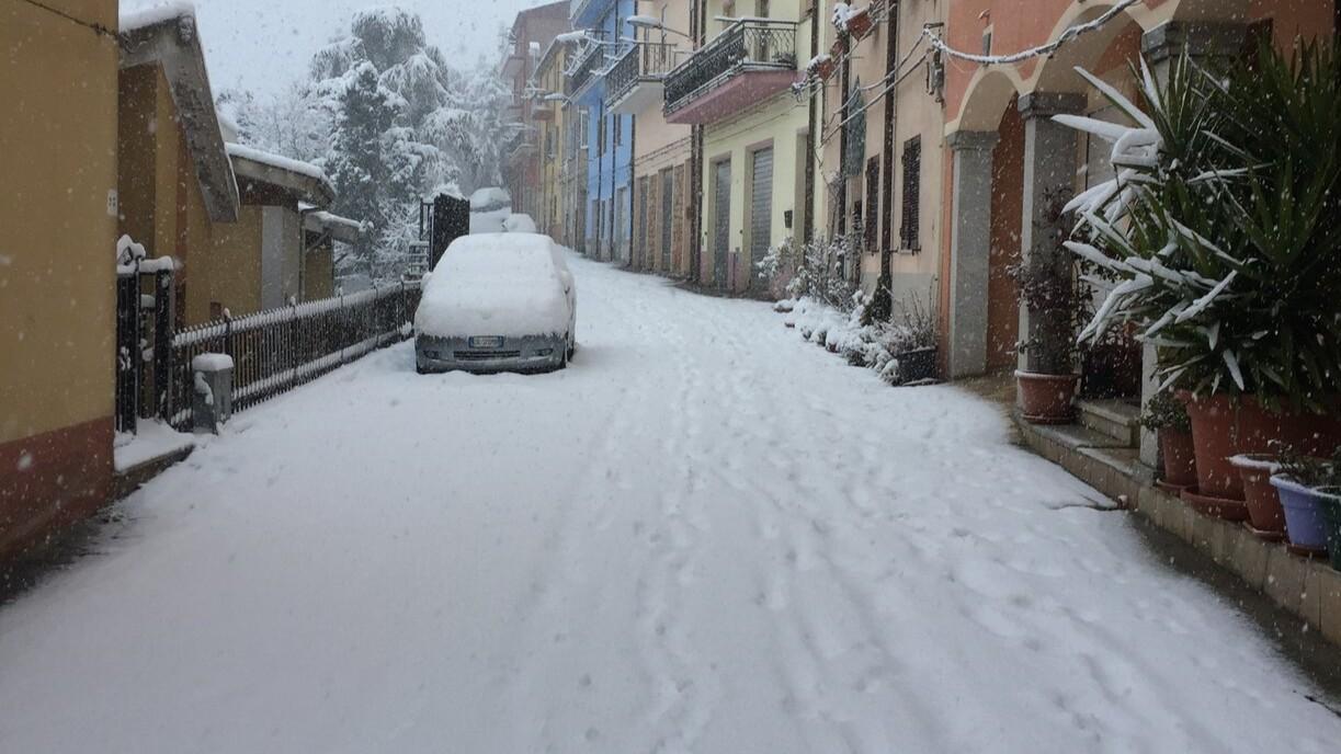 Foto di Antonio Mongiu (scorcio di Pattada i giorni scorsi)