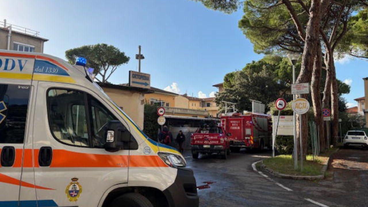 L'intervento dei vigili del fuoco