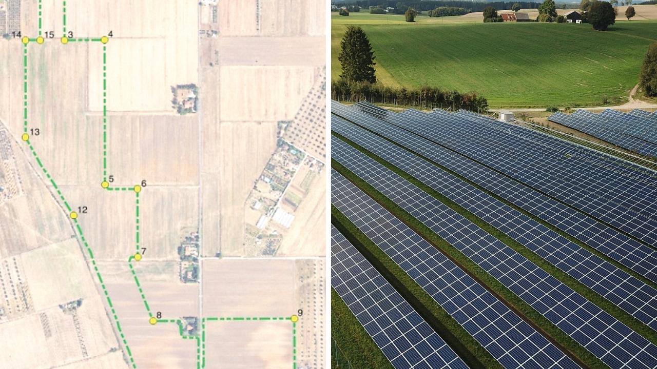 Il progetto e un impianto agrivoltaico