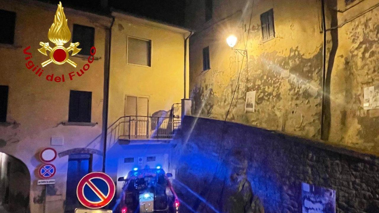 L'intervento dei vigili del fuoco