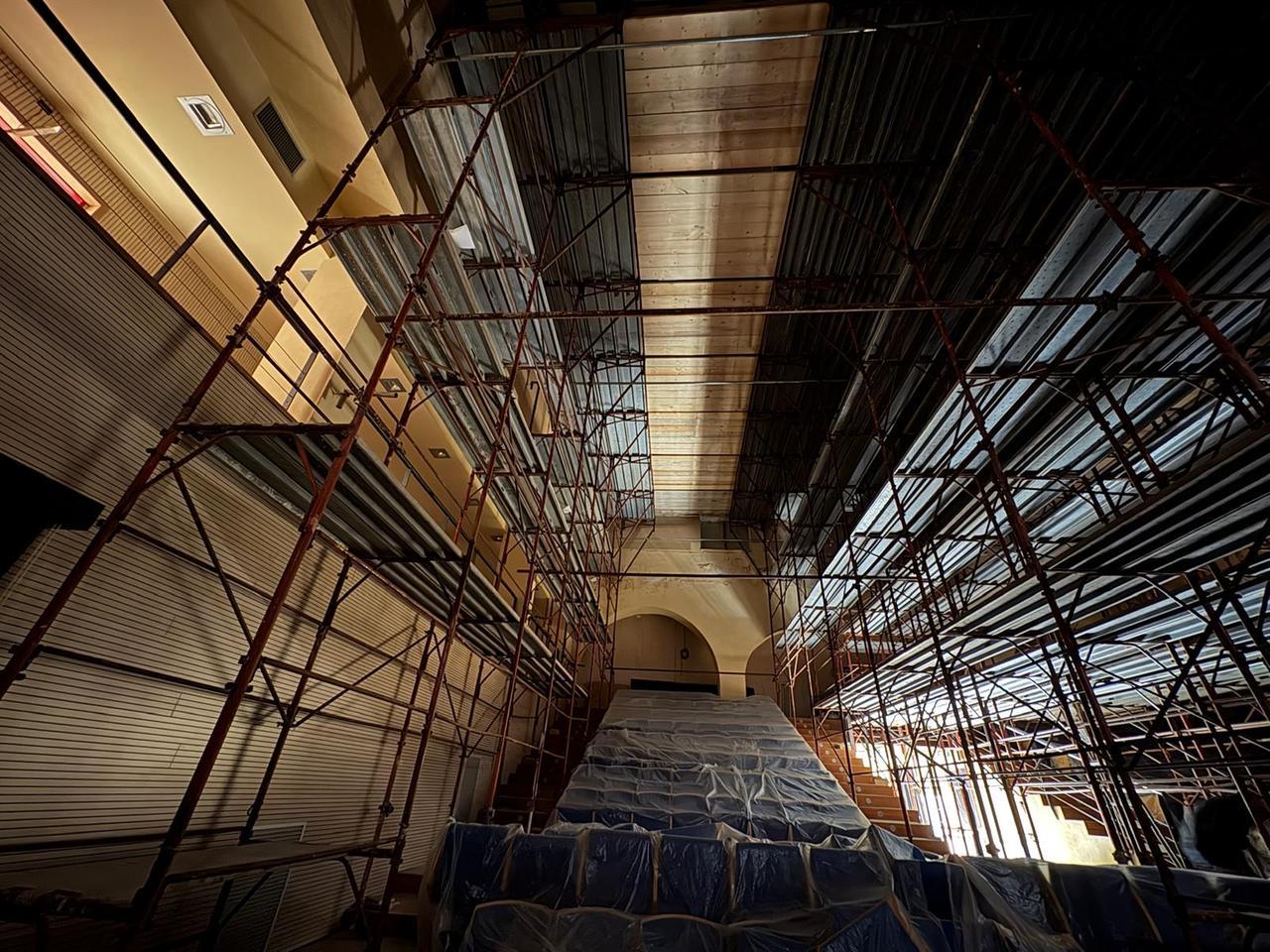 I lavori procedono spediti, teatro civico verso la riapertura