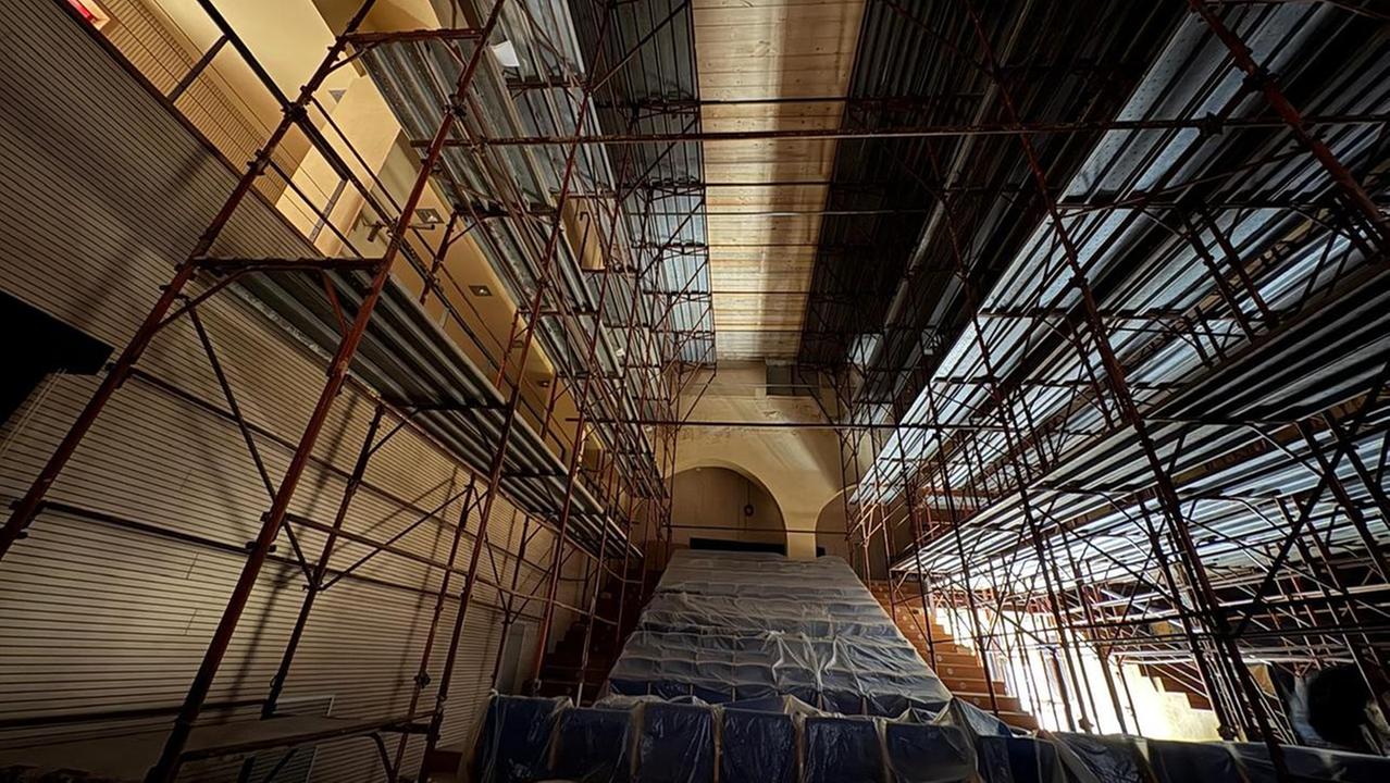 I lavori procedono spediti, teatro civico verso la riapertura