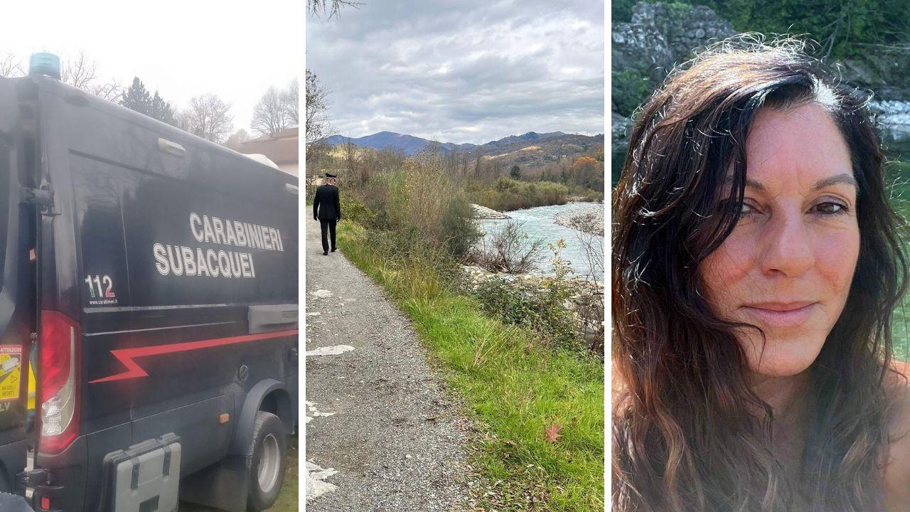 La 53enne e i rilievi dei carabinieri