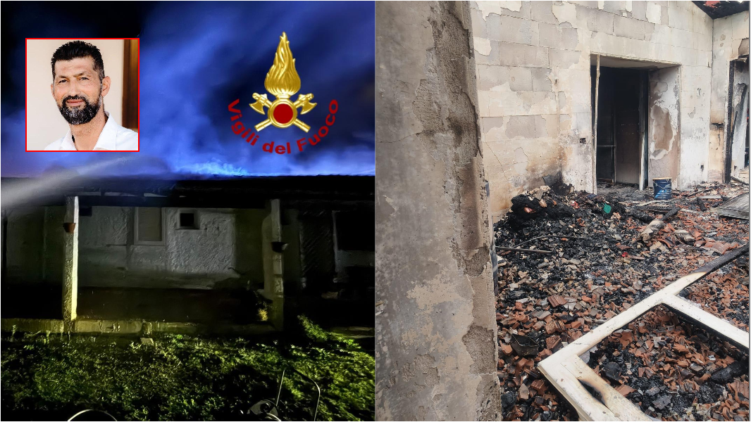 Agriturismo distrutto da un incendio, il proprietario disperato: «Una vita di lavoro in fumo»