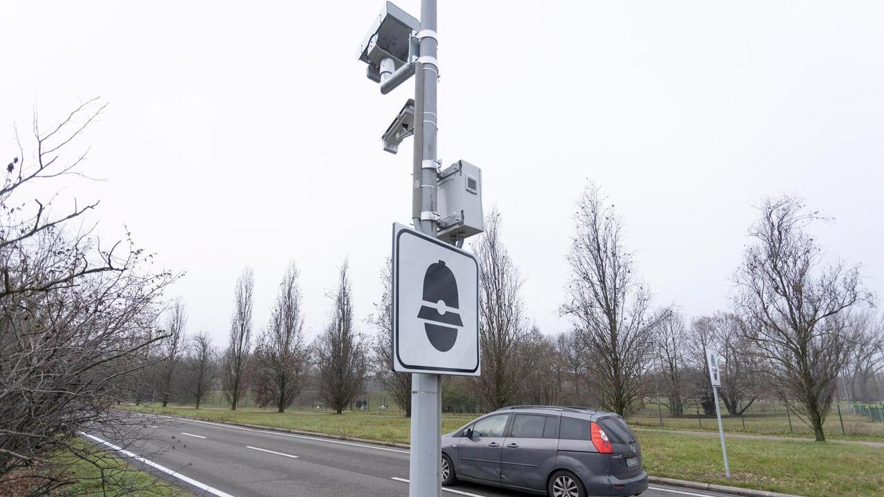 L'autovelox in viale Italia a Modena