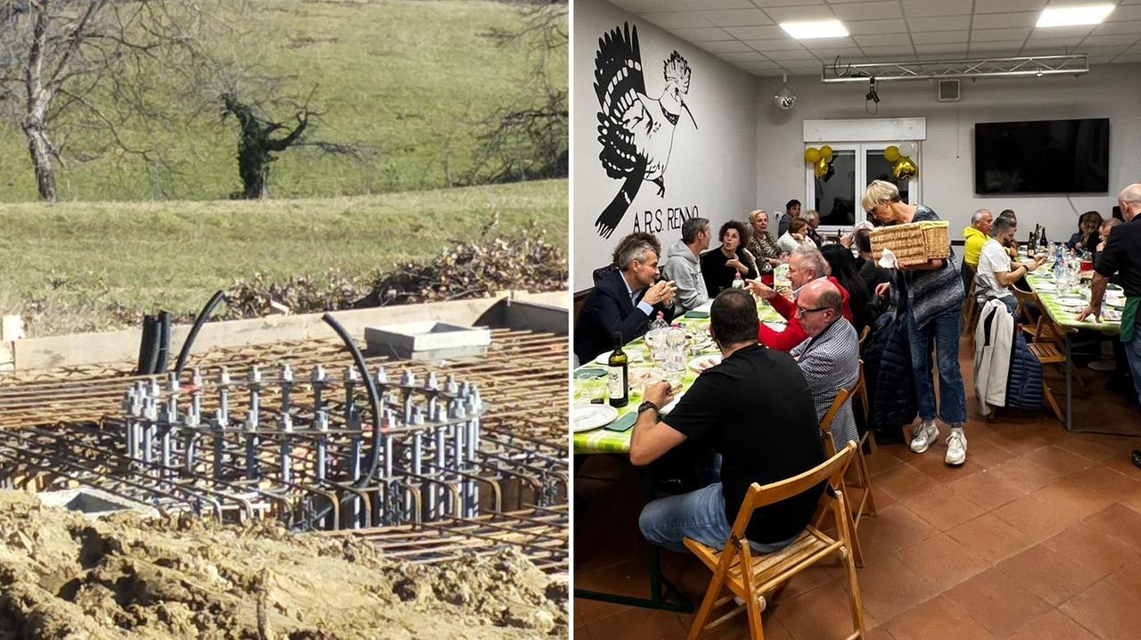 
	L'inizio dei lavori e la festa dopo lo stop

