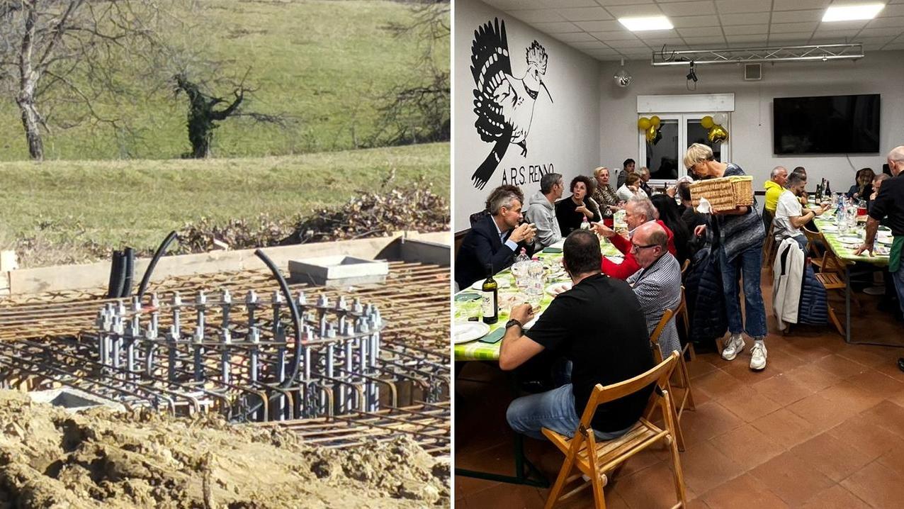 L'inizio dei lavori e la festa dopo lo stop