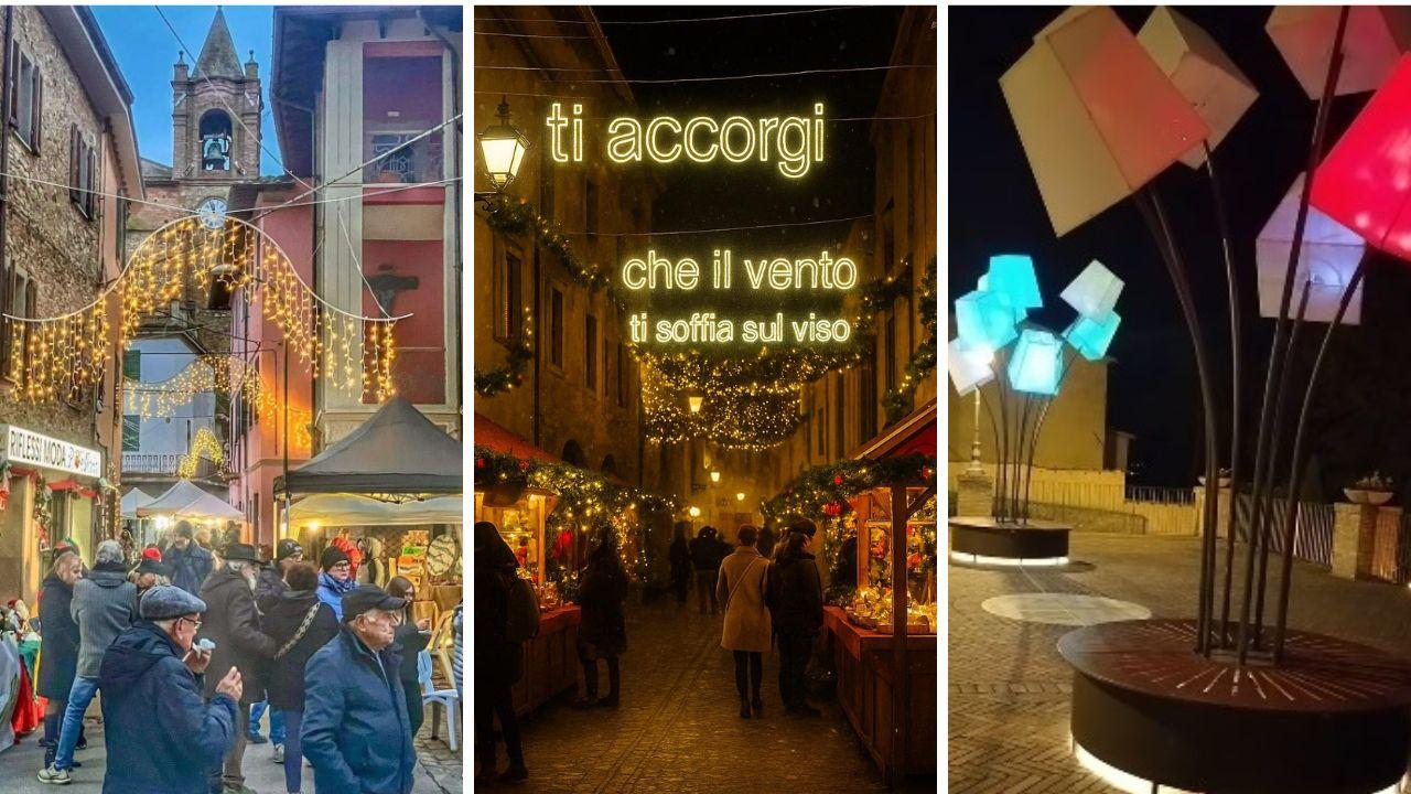 Tre scorci del Natale a Terricciola (Foto: Comune di Terricciola)