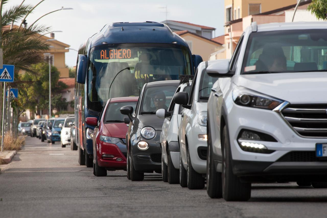 
	Traffico a Ferragosto - foto d'archivio

