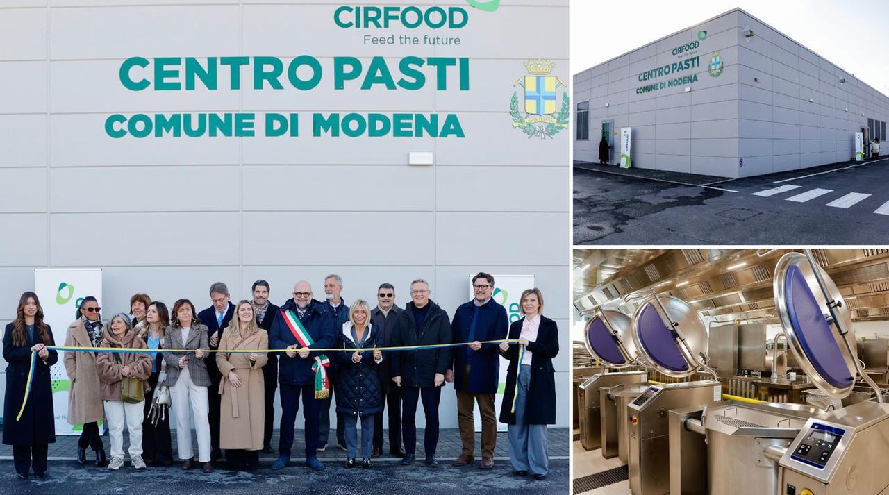 
	Il taglio del nastro del nuovo Centro pasti

