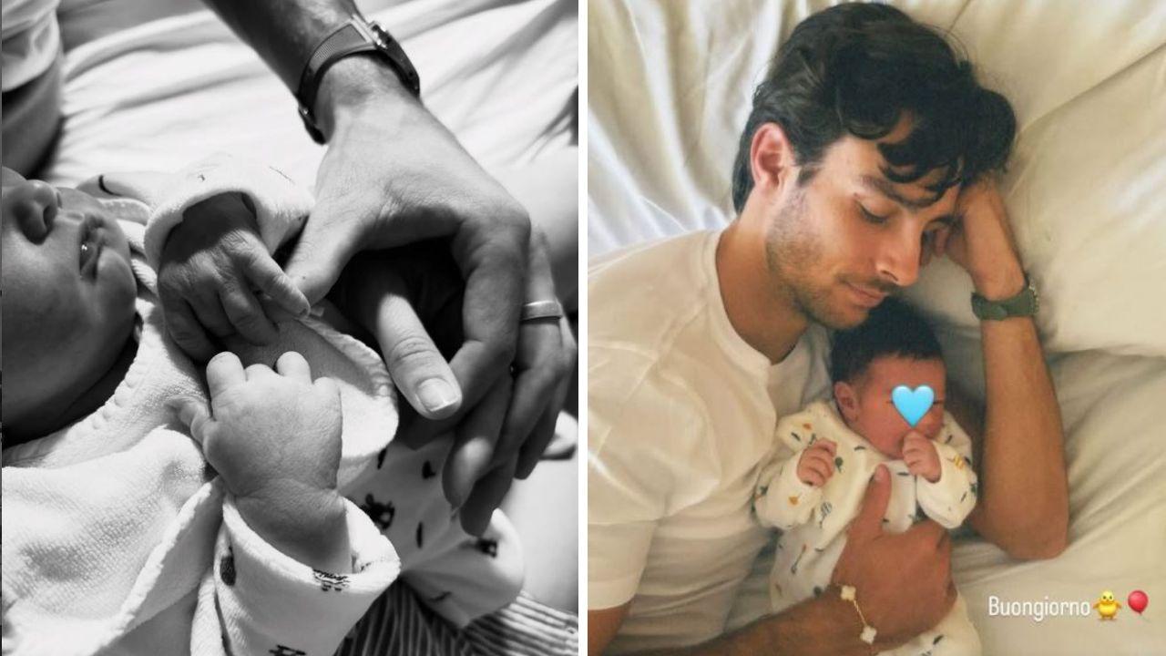 La prime foto del piccolo Leandro condivise su Instagram 