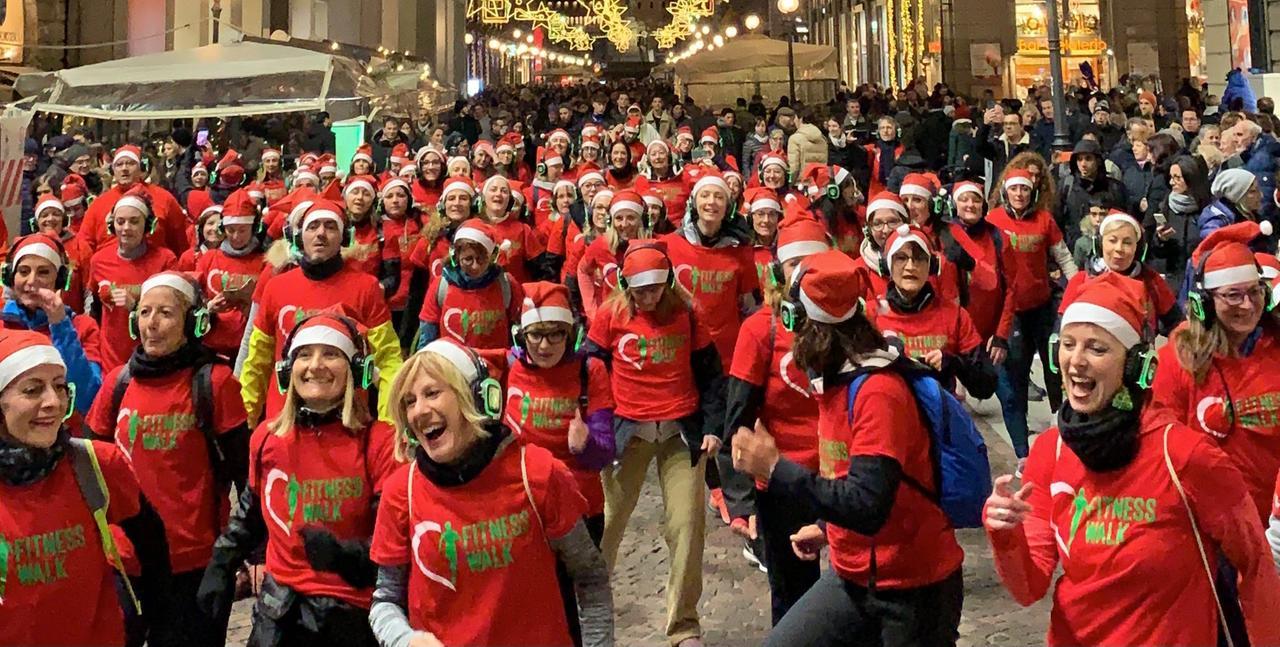 FitnessWalk, camminata natalizia sulle mura di Ferrara