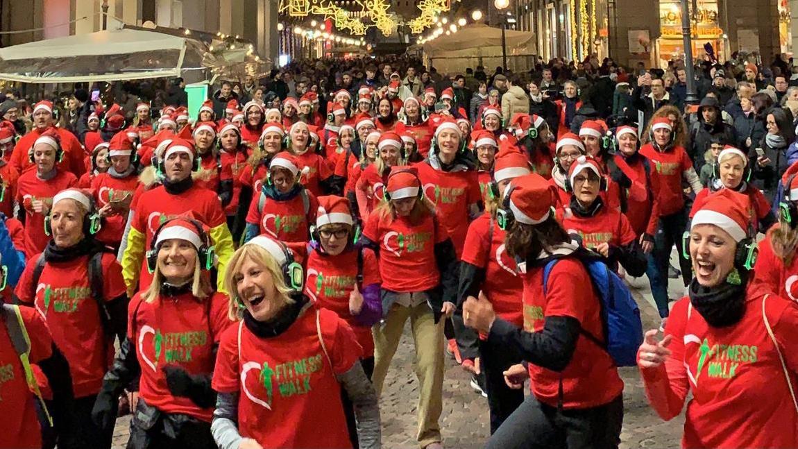 FitnessWalk, camminata natalizia sulle mura di Ferrara