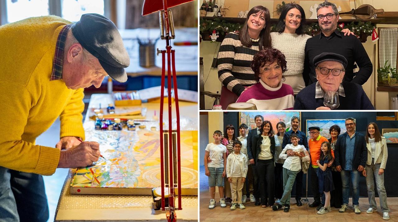 
	Alessandro Paladini al lavoro e con la famiglia

