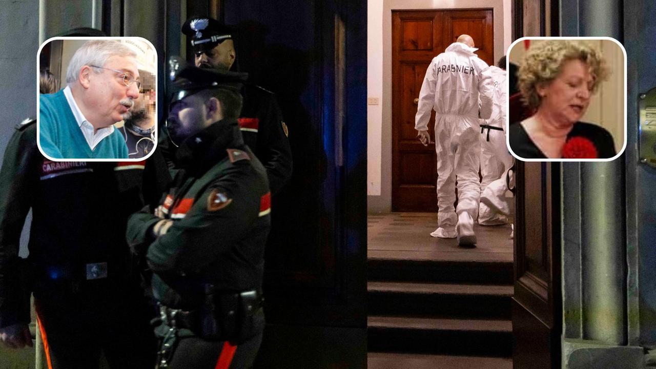 Di Nardo, Giorgi nel 2014 e i carabinieri di fronte al palazzo