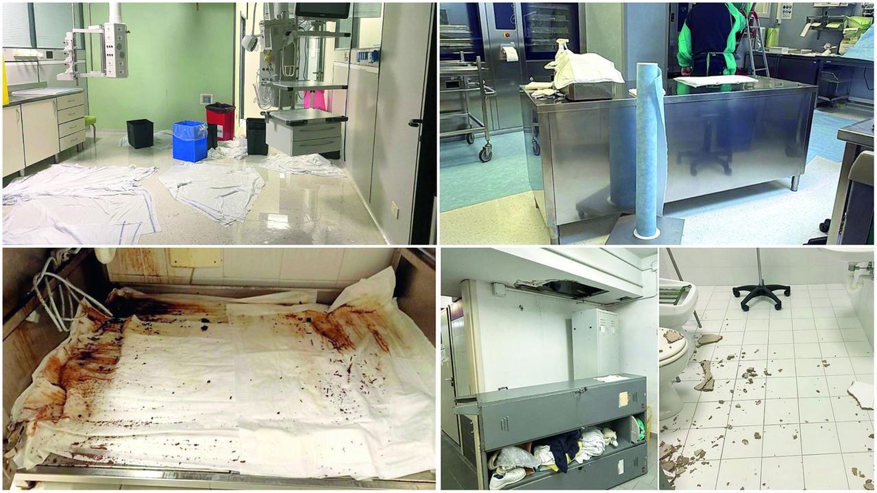 Ospedale Ramazzini, reparto allagato: «Muffa e infiltrazioni, pazienti evacuati»