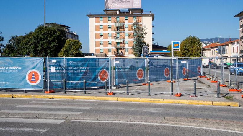 Una parte del cantiere (foto Nucci)